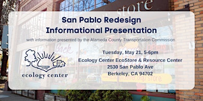 Imagem principal do evento San Pablo Redesign Informational Presentation