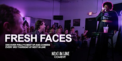 Imagem principal do evento Fresh Faces Comedy Showcase: Catch Philly’s Best Up-And-Comers