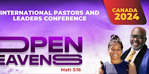 Imagem principal do evento International Pastors Conference Canada 2024