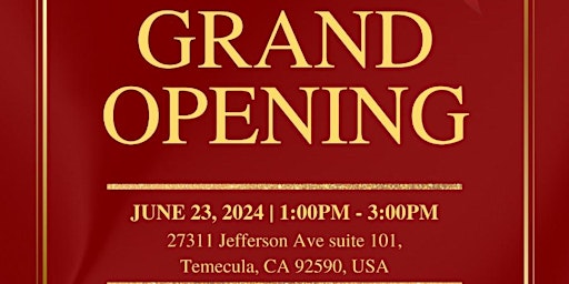 Image principale de Temecula office- Grand Opening Day!