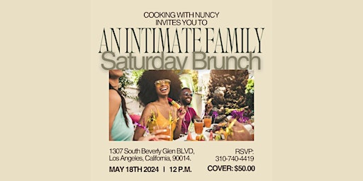 Imagem principal do evento COOKING WITH NUNCY:  AN INTIMATE SATURDAY BRUNCH