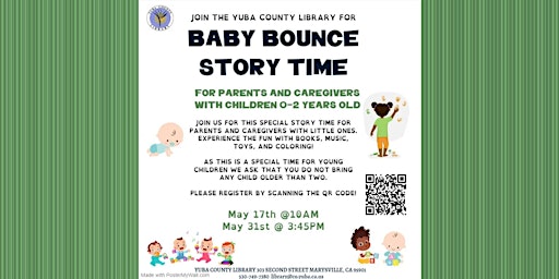 Imagem principal do evento Baby Bounce Story Time