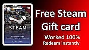 100% Working Method * FREE STEAM GIFT CARD Generator 2024 codes 70 primary image