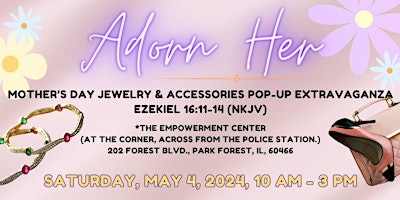 Imagem principal do evento Pre-Mother’s Day Jewelry & Accessories Pop-up Extravaganza