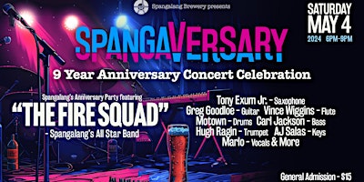 SPANGAVERSARY - Spangalang's 9 Year Anniversary Concert Celebration primary image
