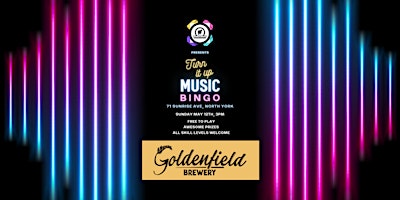 Image principale de Turn It Up Music Bingo at Goldenfield Brewery