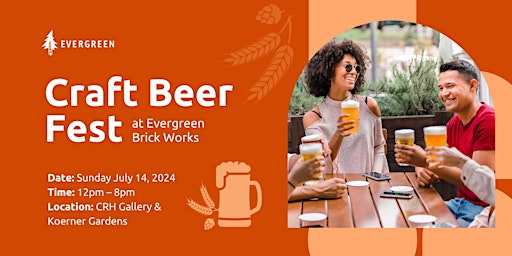 Imagem principal de 2024 Craft Beer Fest at Evergreen Brick Works