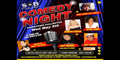 ALL STAR COMEDY SHOW IN DOWNTOWN FULLERTON