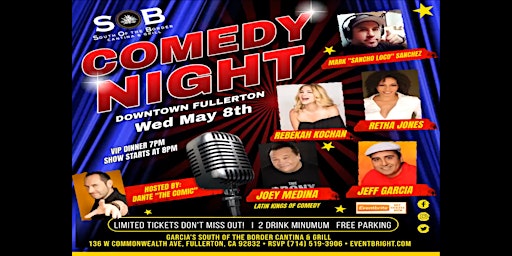 ALL STAR COMEDY SHOW IN DOWNTOWN FULLERTON primary image
