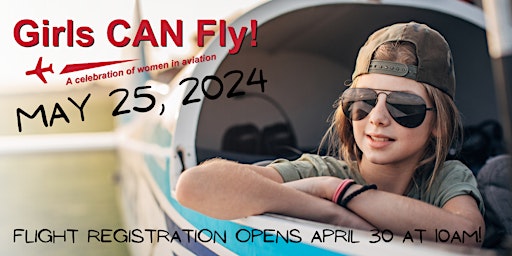 Girls Can Fly 2024 Flight Registration primary image