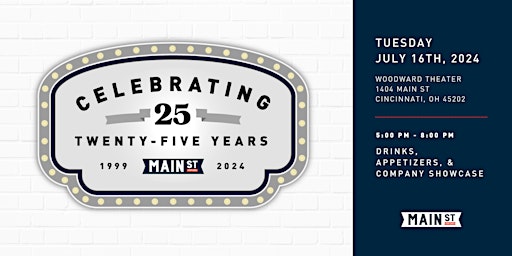Main Street Ventures 25th Anniversary Celebration primary image