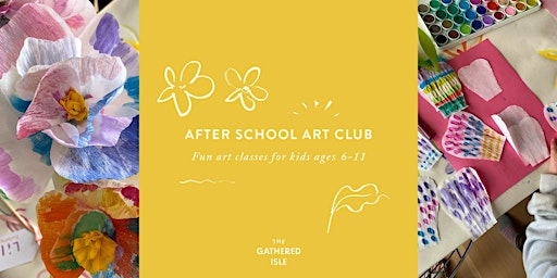 Imagem principal de May 8 - After School Art Club: Funky Flowers