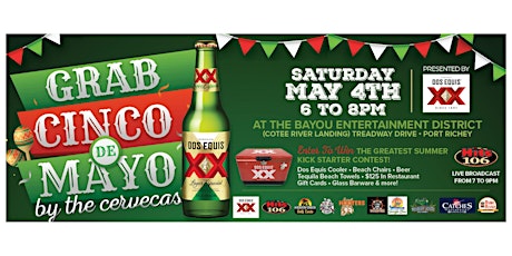 Cinco De Mayo pre party on the Bayou in Port Richey! Saturday May 4th, 2024