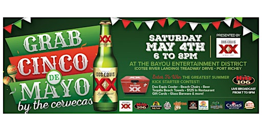 Image principale de Cinco De Mayo pre party on the Bayou in Port Richey! Saturday May 4th, 2024