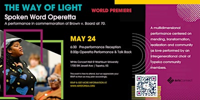 Premiere Performance of "THE WAY OF LIGHT" Spoken Word Operetta primary image