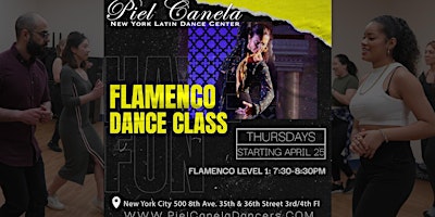 Imagen principal de Flamenco Dance Class, Level 1 Beginner