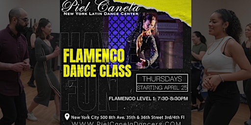 Imagem principal de Flamenco Dance Class, Level 1 Beginner