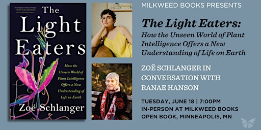In Person: Zoë Schlanger Book Launch at Milkweed Books  primärbild