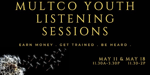 Imagem principal do evento MultCo Youth Listening Sessions - Adulting IRL Training
