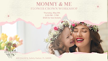 Image principale de Mommy and Me Flower Crown Workshop