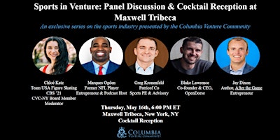 Columbia Venture Community Presents An Exclusive Sports Industry Series primary image