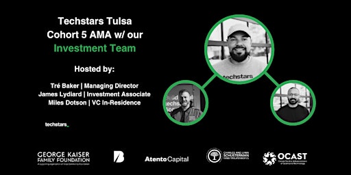 Hauptbild für Techstars Tulsa AMA w/ the Investment Team