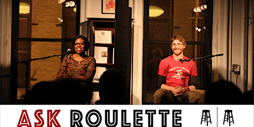 Imagem principal do evento Ask Roulette with Jon Ronson + Caitlin Cook!