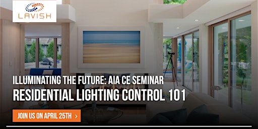 Imagem principal de AIA CE Seminar - Residential Lighting Control 101
