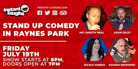 Stand up comedy in Raynes Park  primärbild