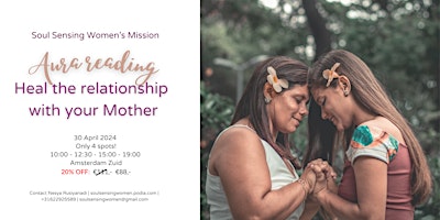 Immagine principale di Heal the relationship with your mother: discounted aura readings. 