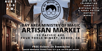 The Whimsy: East Bay Ministry of Magic Artisan Market primary image