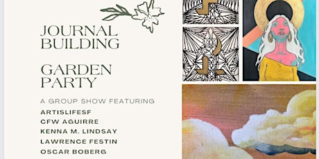 Free! Artist Reception:  Garden Party: Journal Building Artists at HVAW
