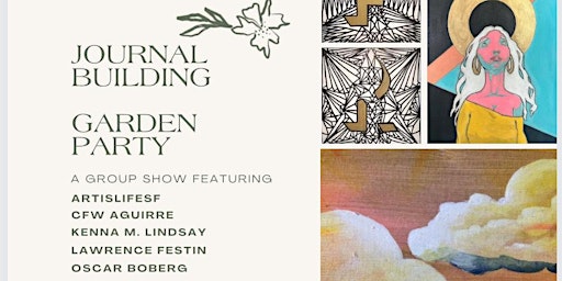 Free! Artist Reception:  Garden Party: Journal Building Artists at HVAW primary image