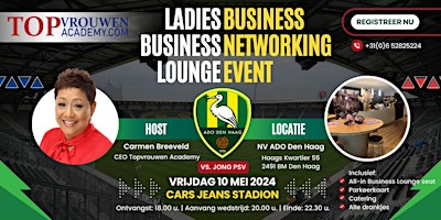 Image principale de Ladies Business Networking Event ADO Den Haag