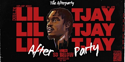 Lil Tjay Concert AFTER PARTY Dublin [Wed 24th April] primary image
