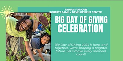 BIG DAY OF GIVING CELEBRATION primary image