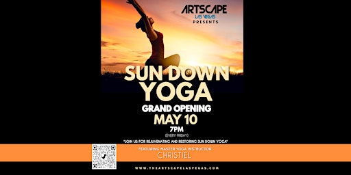 Imagem principal do evento Sun Down Yoga @ The Artscape Las Vegas