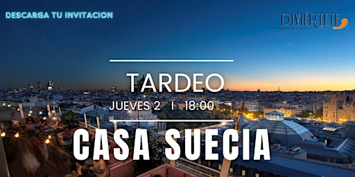 Imagen principal de TARDEO EN EL  ROOF TOP DE  CASA SUECIA, DESCARGA TU INVITACION.