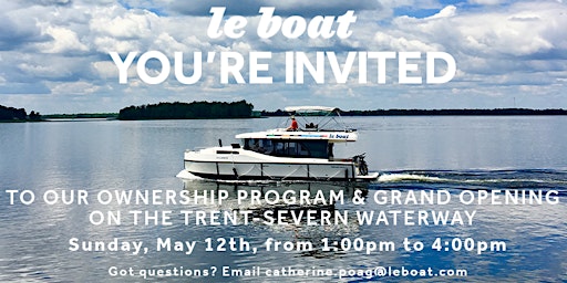Primaire afbeelding van Le Boat Open House and Ownership Program Presentation