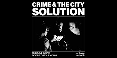 Imagem principal do evento Crime & The City Solution