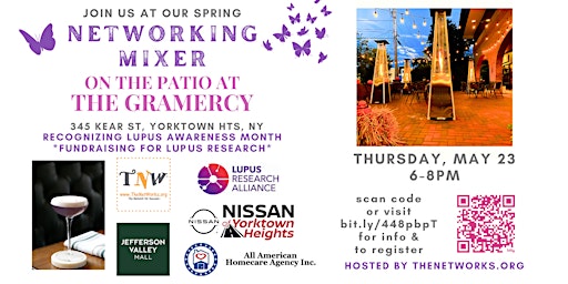TheNetWorks Spring Networking Mixer + Fundraiser for Lupus Awareness Month  primärbild
