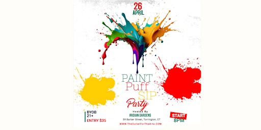 Imagen principal de Puff Paint and Sip hosted by Iridian Gardens