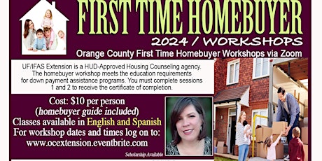 First Time Homebuyer Workshop 05/30 - 1 Day SPANISH