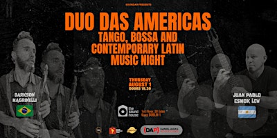 Imagem principal do evento Duo Das Americas | Tango, Bossa & Contemporary Latin Music