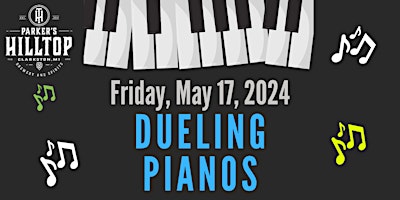 Hauptbild für "DUELING PIANOS" DINNER & A SHOW