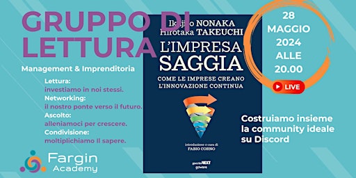 Hauptbild für Gruppo di Lettura  Management & Imprenditoria: "L'impresa saggia"