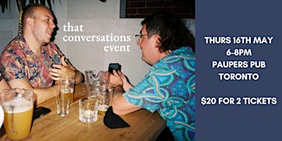 Image principale de that conversations event Toronto #2