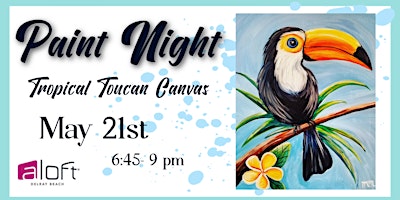 Imagem principal do evento Tropical Toucan Paint Night
