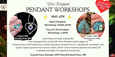 Wire Wrapped Heart Pendant Workshop