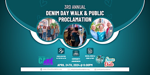 Image principale de 3rd Annual Denim Day Walk & Public Proclamation